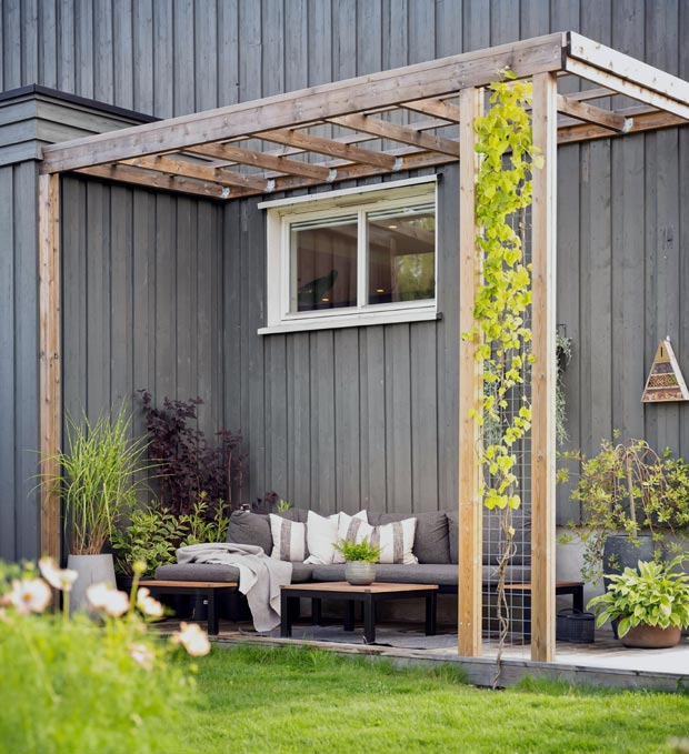 pergola en bois