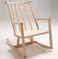 rocking chair en bois